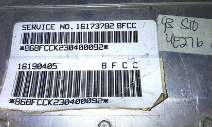 16173782 Chevy S10 1993 ecm ecu computer