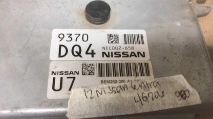 NEC002-658 Nissan Sentra 2012 ecm ecu computer - Swan Auto