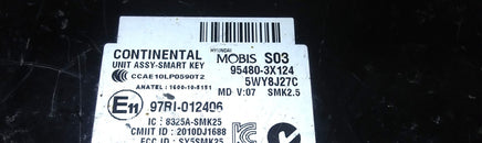 95480-3X124 Anti-theft locking control module 2011-2013 Hyundai Elantra