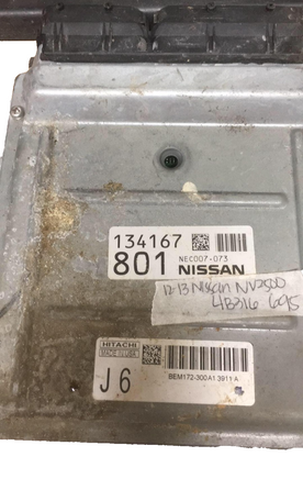 NEC007-073 ecm ecu computer 2012-2013 Nissan NV1500 or NV2500
