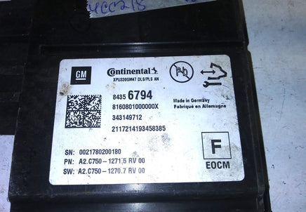 84356794 active safety control module computer 2017-2020 Buick Enclave