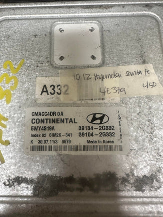 39134-2G332 Hyundai Santa Fe 2010-2012 ecm ecu computer