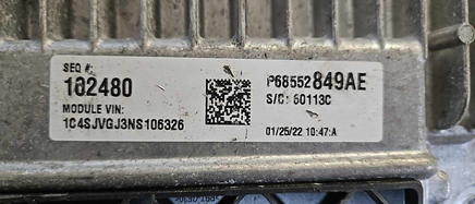 P68552849AE Jeep Compass 2020-2021 ecm ecu computer