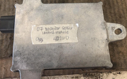 2007 Toyota Prius monitor sensor control module 0AYSRR2A