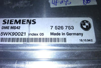 7 526 753 ecm ecu computer 1999-2000 BMW 323i 323