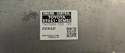 89661-0CM82 ecm ecu computer 2012-2013 Toyota Sequoia