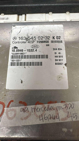 163 545 02 32 K 02 ABS Control Module 1999 Mercedes ML430 or ML320 - Swan Auto