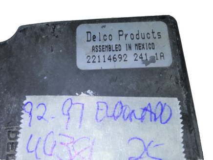 22114692 suspension control module 1992-1997 Cadillac Eldorado
