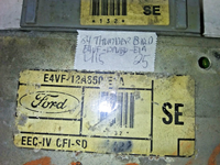 E4VF-12A650-E1A ECM ECU computer 1984 Ford Thunderbird or Mercury Cougar