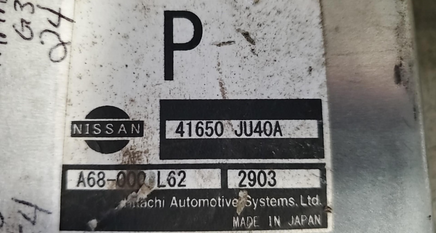 41650 JU40A transfer case computer module 2009-2013 Infiniti G37