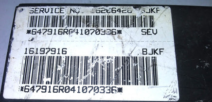 16197916 suspension control module 1994 Cadillac Seville