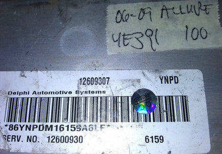 12609307 Buick Allure 2006-2009 ecm ecu computer