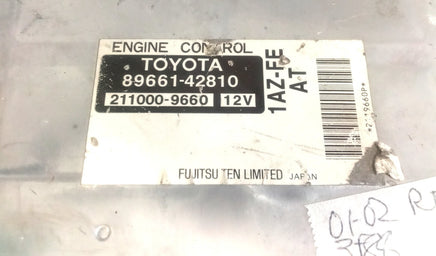 89661-42810 ecu ecm computer 2001-2002 Toyota Rav4 Rav-4