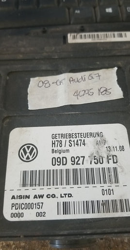 2008-2009 Audi Q7 camera control module 09D 927 750 FD