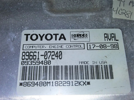1999 Toyota Avalon ecu ecm computer 89661-07240