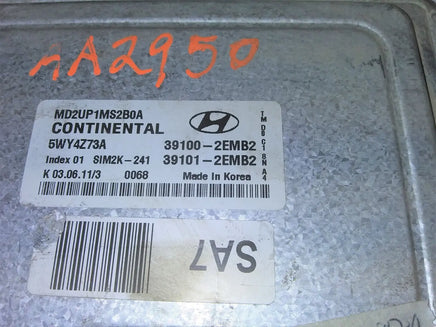 39100-2EMB2 Hyundai Elantra 2011-2013 ecu ecm computer
