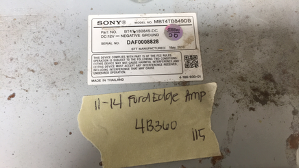 BT4T-18B849-DC Ford Edge or MKX amplifier control module 2011-2014 *TESTED*