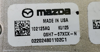 GSH7-67XCX-N Mazda CX3, CX5 or CX9 2019-2021 camera