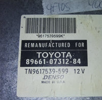 89661-07312-84 ecm ecu computer 2000-2001 Toyota Avalon
