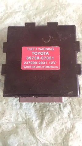 89730-07021 Toyota Avalon 2000-2004 theft warning module
