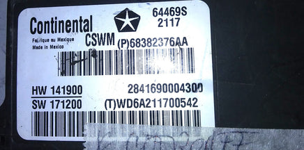 (P)68382376AA heated seat control module 2018 Jeep Grand Cherokee