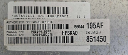 P56044195AF Jeep Liberty 2003 ecm ecu computer