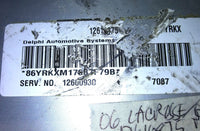 12616875 ecm ecu computer 2006 Buick Lacrosse or Grand Prix