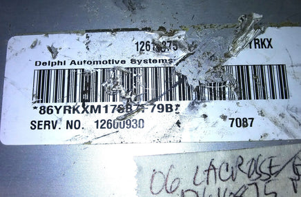 12616875 ecm ecu computer 2006 Buick Lacrosse or Grand Prix