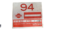 A18-621 476  Nissan 200SX ecm ecu computer 1984-1985