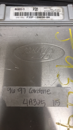 F3SF-12A650-BA  Ford T-Bird or Mercury Cougar ecm ecu computer 1996-1997