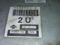 JA18B72 BD2 ecu ecm computer 1995 Nissan Sentra - Swan Auto