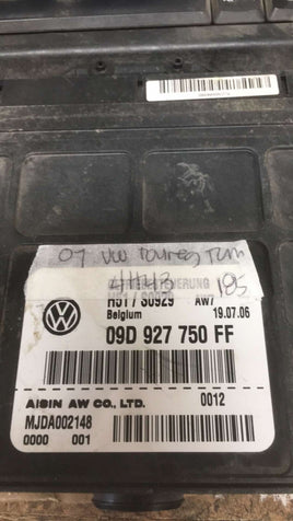 09D 927 750 FF VW Touareg 2007 ecm ecu computer