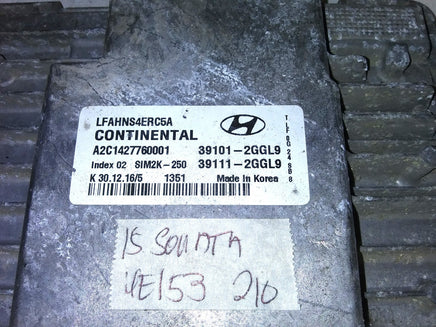 39101-2GGL9 ecm ecu computer 2015 Hyundai Sonata