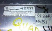 1989 Pontiac Sunbird ecu ecm computer 01227749