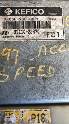 39110-22370 Hyundai Accent 1998 ecm ecu computer