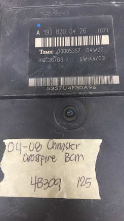 A 193820 04 26 Dodge Avenger or Chrysler Sebring 2004-2008 ecm ecu computer