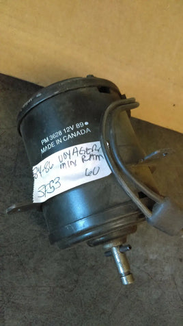 Cooling fan motor fits 1984-1986 Dodge Caravan or Voyager PM 3628 **NEW**