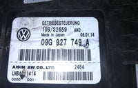 09G 927 749 A TCM transmission computer 2015-2016 VW Jetta