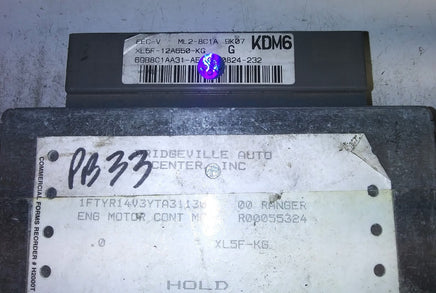 XL5F-12A650-KG ecm  ecu computer 2000 Ford Ranger **TESTED GOOD**