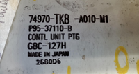 74970-TK8-A010-M1  Honda Odyssey 2014-2017   power tailgate controle unit