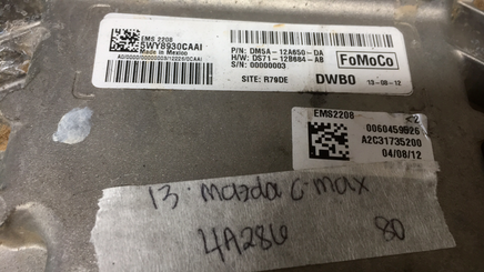 DM5A-12A650-DA Mazda Cmax ecm ecu computer 2013