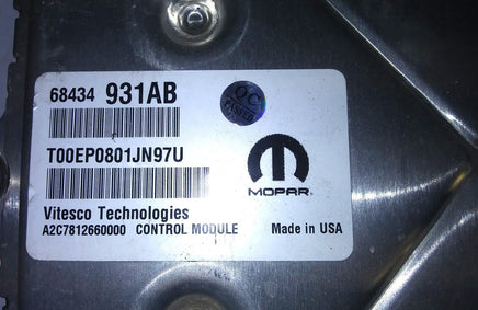 68434 931AB ecm ecu computer 2020-2022 Dodge Durango or Grand Cherokee **tested*