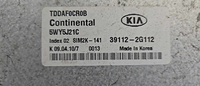 39112-2G112 Kia Forte 2010 ecm ecu computer