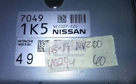NEC027-620 ecm ecu computer 2018-2019 Nissan NV200