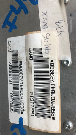 1994-1995 Oldsmobile Pontiac or Buick pcm ecu ecm computer 16211614