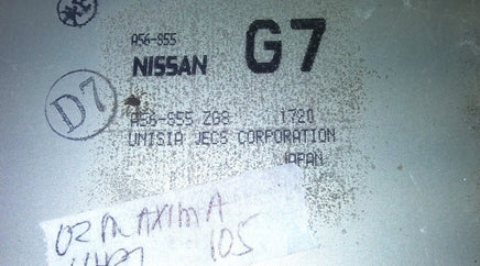 A56-S55 ZG8 ecu ecm computer 2002 Nissan Maxima