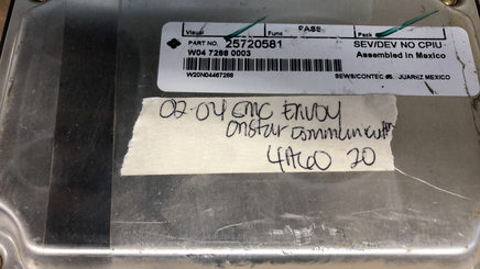 25720581 Chevrolet Trailblazer GMC Envoy 2002-2004 Onstar reciever module