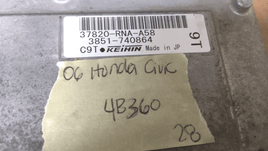37820-RNA-A58 Honda Civic 2006-2008 ecm ecu computer - Swan Auto