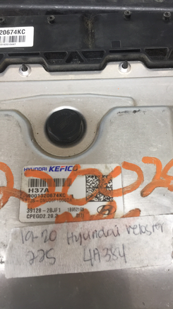 39128-2BJF1 Hyundai Veloster ecm ecu computer 2019-2020
