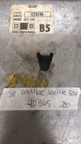 1224745 Cadillac Seville suspension control module 16205316